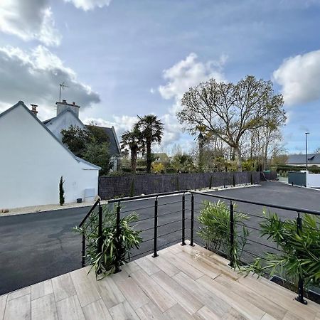 Superbe Villa Tout Confort Avec Piscine Chauffee Er Couverte Et Spa A 2 Pas De La Plage Fouesnant Exteriör bild